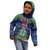 Personalised Niue Christmas Kid Hoodie Coat of Arms and Map Beautiful Merry Xmas Snowflake LT03 - Polynesian Pride