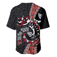 Aotearoa Toitu Te Tiriti Baseball Jersey Maori Taniwha Haka - Honour the Treaty LT03 - Polynesian Pride