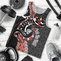 Aotearoa Toitu Te Tiriti Men Tank Top Maori Taniwha Haka - Honour the Treaty LT03 - Polynesian Pride