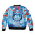 Hawaiian Dolphin Love Couple - Ocean Heart Bomber Jacket