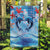 Hawaiian Dolphin Love Couple - Ocean Heart Garden Flag