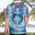 Hawaiian Dolphin Love Couple - Ocean Heart Hawaiian Shirt