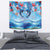 Hawaiian Dolphin Love Couple - Ocean Heart Tapestry