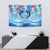 Hawaiian Dolphin Love Couple - Ocean Heart Tapestry