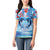 Hawaiian Dolphin Love Couple - Ocean Heart Women Polo Shirt