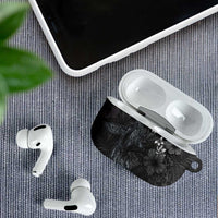 Hawaiian Tropical Plants and Tribal Whales AirPods Case Polynesian Art Tattoo Grayscale LT03 - Polynesian Pride