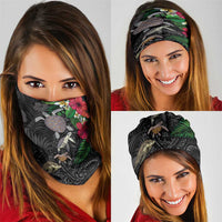 Hawaiian Tropical Plants and Turtles Neck Gaiter Polynesian Art Motifs LT03 - Polynesian Pride