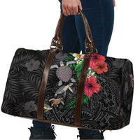 Hawaiian Tropical Plants and Turtles Travel Bag Polynesian Art Motifs LT03 - Polynesian Pride