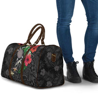 Hawaiian Tropical Plants and Turtles Travel Bag Polynesian Art Motifs LT03 - Polynesian Pride