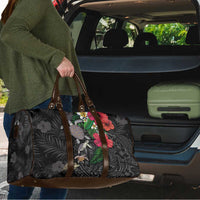 Hawaiian Tropical Plants and Turtles Travel Bag Polynesian Art Motifs LT03 - Polynesian Pride