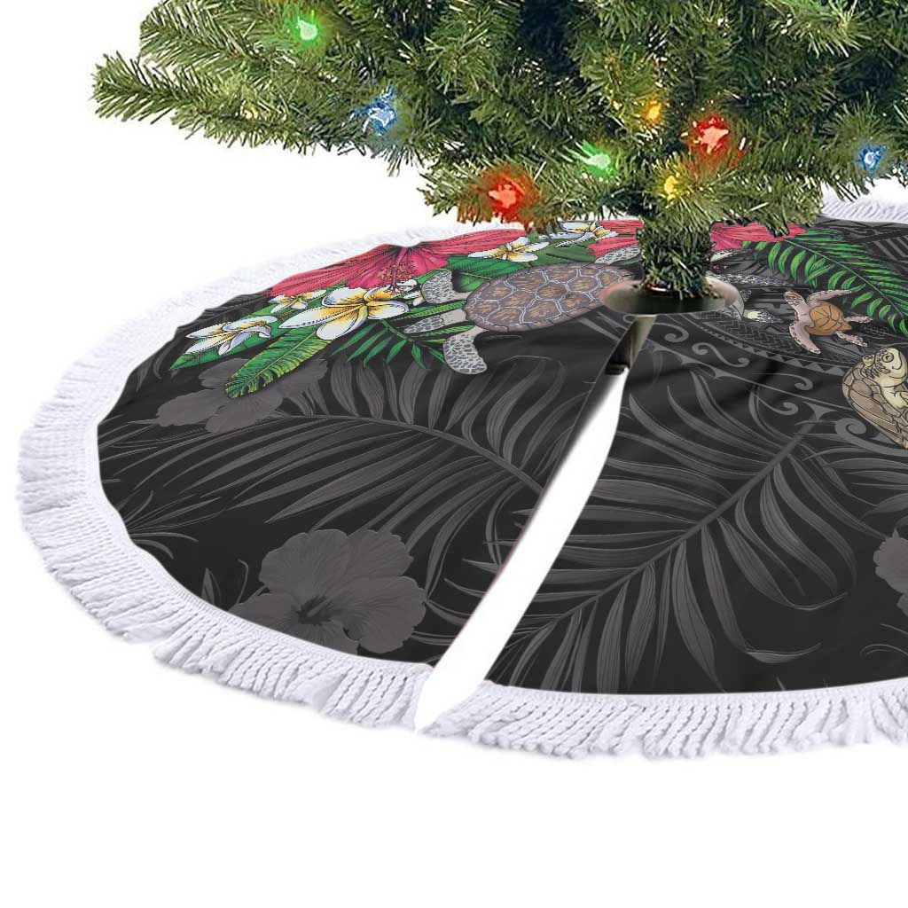 Hawaiian Tropical Plants and Turtles Tree Skirt Polynesian Art Motifs LT03 - Polynesian Pride