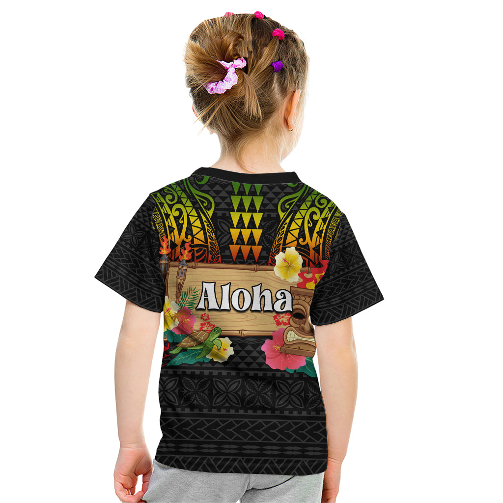 Hawaiian Elements and Polynesian Tattoo Kid T Shirt LT03 - Polynesian Pride