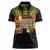 Hawaii Pan-Pacific Festival Women Polo Shirt Hawaiian Elements and Polynesian Tattoo