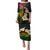 Hawaii Plumeria Family Matching Puletasi and Hawaiian Shirt Polynesian Tattoo and Hibiscus