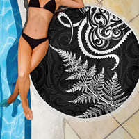 New Zealand Octopus Tattoo and Fern Beach Blanket Maori Pattern