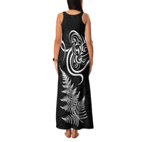 New Zealand Octopus Tattoo and Fern Family Matching Tank Maxi Dress and Hawaiian Shirt Maori Pattern LT03 - Polynesian Pride