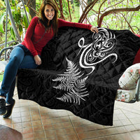 New Zealand Octopus Tattoo and Fern Quilt Maori Pattern LT03 - Polynesian Pride