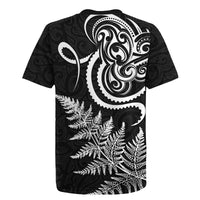 New Zealand Octopus Tattoo and Fern Rugby Jersey Maori Pattern