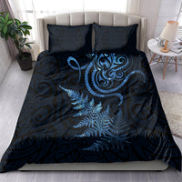 New Zealand Octopus Tattoo and Fern Bedding Set Maori Pattern Matariki Style LT03 - Polynesian Pride