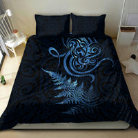 New Zealand Octopus Tattoo and Fern Bedding Set Maori Pattern Matariki Style LT03 - Polynesian Pride