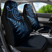 New Zealand Octopus Tattoo and Fern Car Seat Cover Maori Pattern Matariki Style LT03 - Polynesian Pride