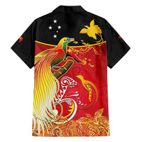 Papua New Guinea Independence Day Family Matching Short Sleeve Bodycon Dress and Hawaiian Shirt Happy Anniversary 50th Bird-of-paradise Melanesian Tattoos LT03 - Polynesian Pride