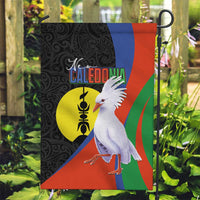 New Caledonia Garden Flag Kagu Bird and The Seal with Melanesian Culture - Polynesian Pride