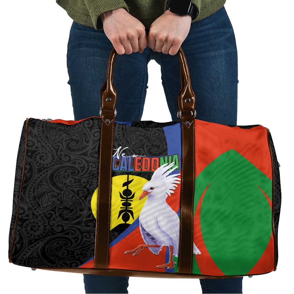 New Caledonia Travel Bag Kagu Bird and The Seal with Melanesian Culture - Polynesian Pride