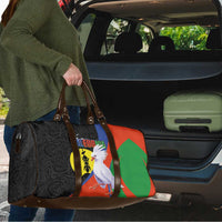 New Caledonia Travel Bag Kagu Bird and The Seal with Melanesian Culture - Polynesian Pride