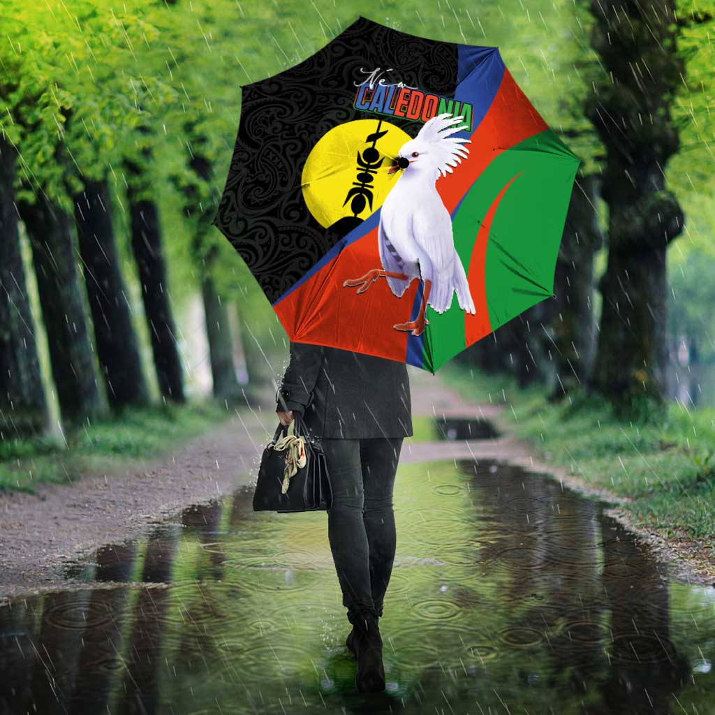 New Caledonia Umbrella Kagu Bird and The Seal with Melanesian Culture - Polynesian Pride