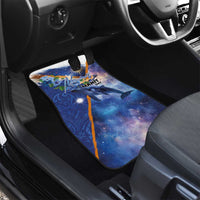 Marshall Islands Manit Day Car Mats Grunge National Flag with Whales and Tribal Tattoos LT03 - Polynesian Pride