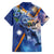 Marshall Islands Manit Day Hawaiian Shirt Grunge National Flag with Whales and Tribal Tattoos - Polynesian Pride