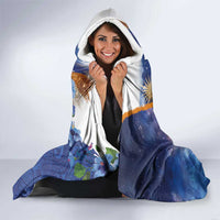 Marshall Islands Manit Day Hooded Blanket Grunge National Flag with Whales and Tribal Tattoos LT03 - Polynesian Pride