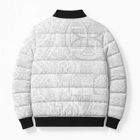 Samoan Culture-Lotu Tamaiti Bomber Puffer Jacket Siapo and Polynesian Art Tattoos - Polynesian Pride