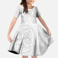 Samoan Culture-Lotu Tamaiti Family Matching Mermaid Dress and Hawaiian Shirt Siapo and Polynesian Art Tattoos - Polynesian Pride