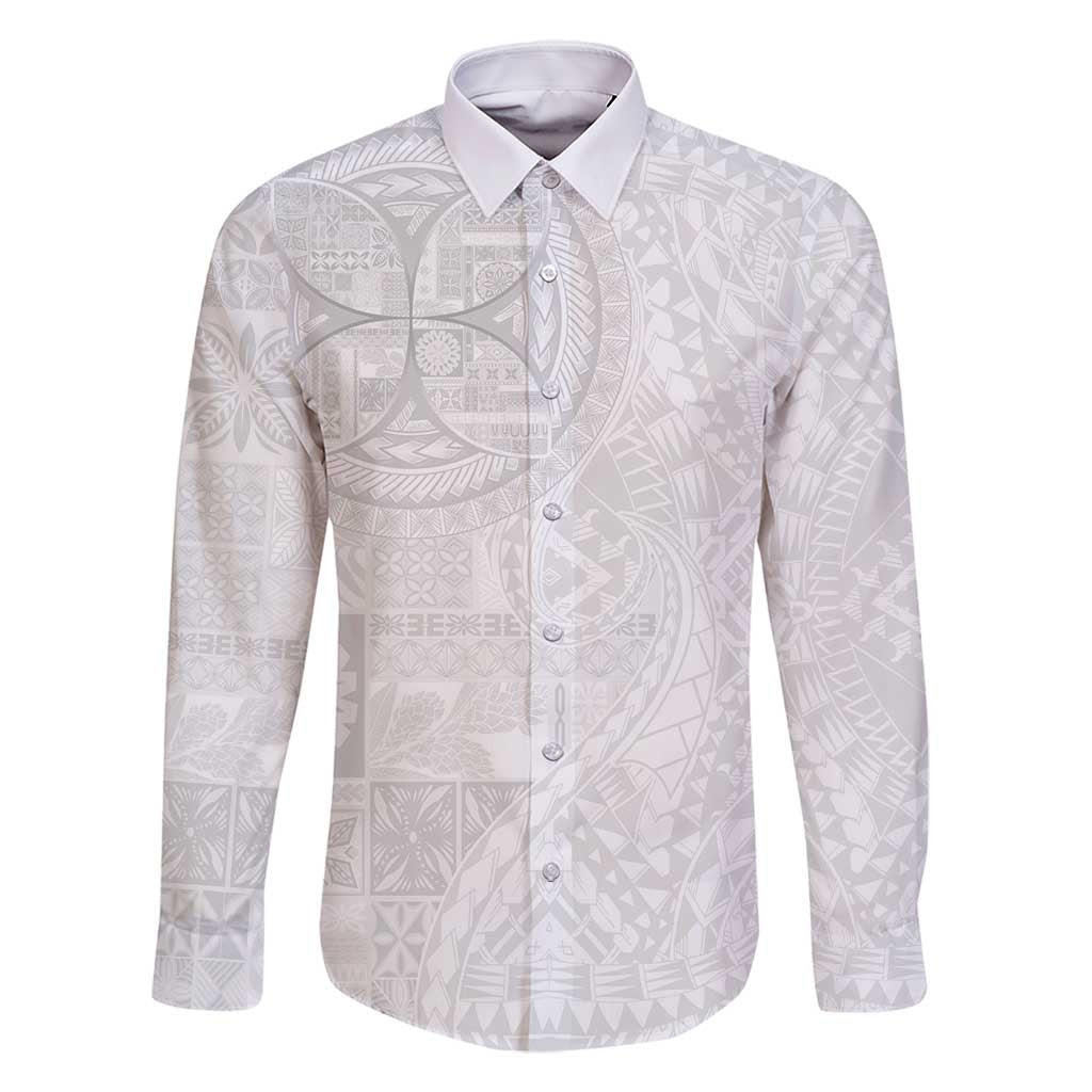 Samoan Culture-Lotu Tamaiti Family Matching Summer Maxi Dress and Hawaiian Shirt Siapo and Polynesian Art Tattoos - Polynesian Pride