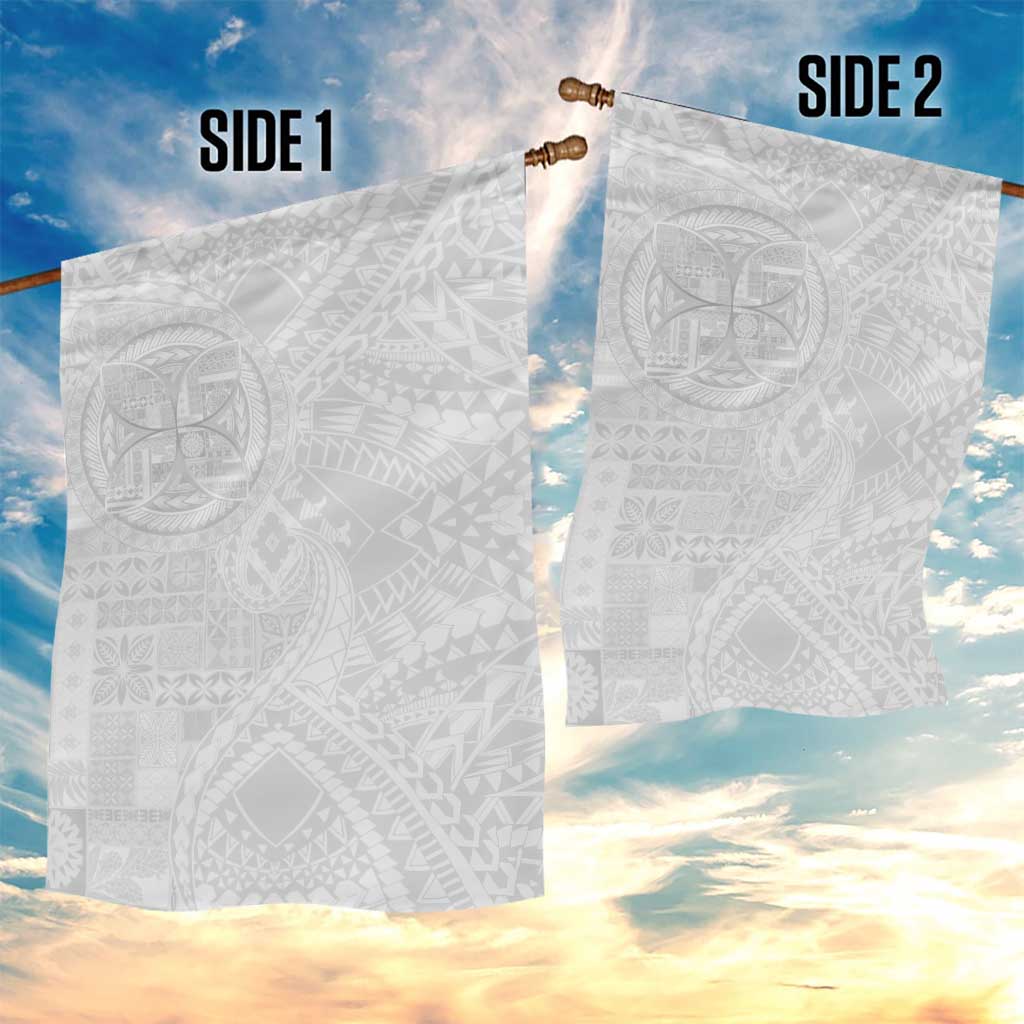 Samoan Culture-Lotu Tamaiti Garden Flag Siapo and Polynesian Art Tattoos - Polynesian Pride