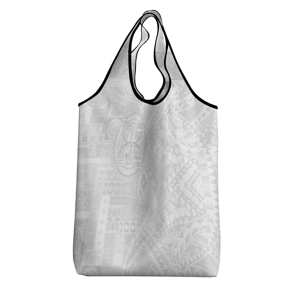 Samoan Culture-Lotu Tamaiti Grocery Bag Siapo and Polynesian Art Tattoos LT03 - Polynesian Pride