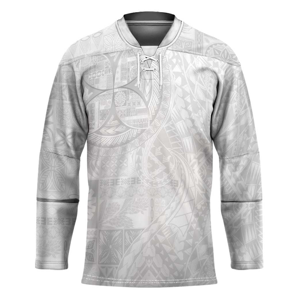 Samoan Culture-Lotu Tamaiti Hockey Jersey Siapo and Polynesian Art Tattoos - Polynesian Pride