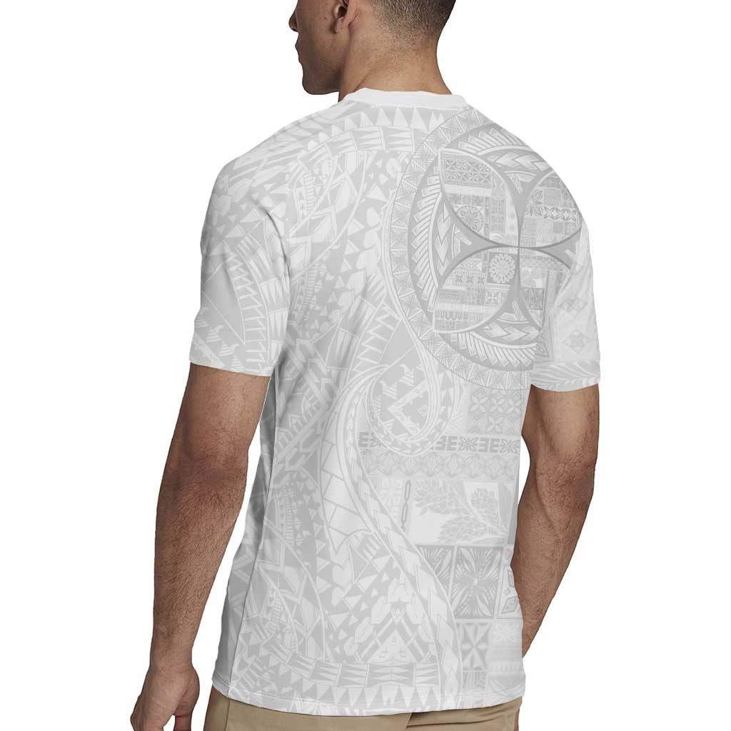 Samoan Culture-Lotu Tamaiti Rugby Jersey Siapo and Polynesian Art Tattoos - Polynesian Pride