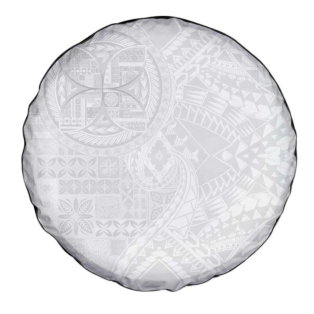 Samoan Culture-Lotu Tamaiti Spare Tire Cover Siapo and Polynesian Art Tattoos - Polynesian Pride