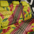 Samoan Culture Back Car Seat Cover Hibiscus and Ula Fala with Tapa Pattern Yellow Color