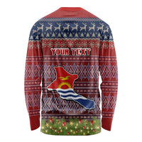 personalised-kiribati-christmas-long-sleeve-shirt-coat-of-arms-and-map-beautiful-merry-xmas-snowflake