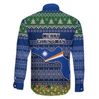 marshall-islands-christmas-family-matching-tank-maxi-dress-and-hawaiian-shirt-coat-of-arms-and-map-beautiful-merry-xmas-snowflake