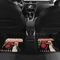 New Zealand Merry Christmas Car Mats Hoiho Xmas - Haka Dance and Pohutukawa