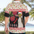 New Zealand Merry Christmas Hawaiian Shirt Hoiho Xmas - Haka Dance and Pohutukawa