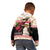 New Zealand Merry Christmas Kid Hoodie Hoiho Xmas - Haka Dance and Pohutukawa