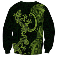 New Zealand Gecko Maori Art Tattoo Sweatshirt LT03 - Polynesian Pride