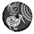 New Zealand Spare Tire Cover Stylized Kiwi Bird Tattoo Mix Koru Circle and Maori Ethnic Vibe LT03 - Polynesian Pride