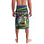 Funny Crocodile and Shark Solomon Islands Christmas Lavalava with National Seal Melanesian Pattern